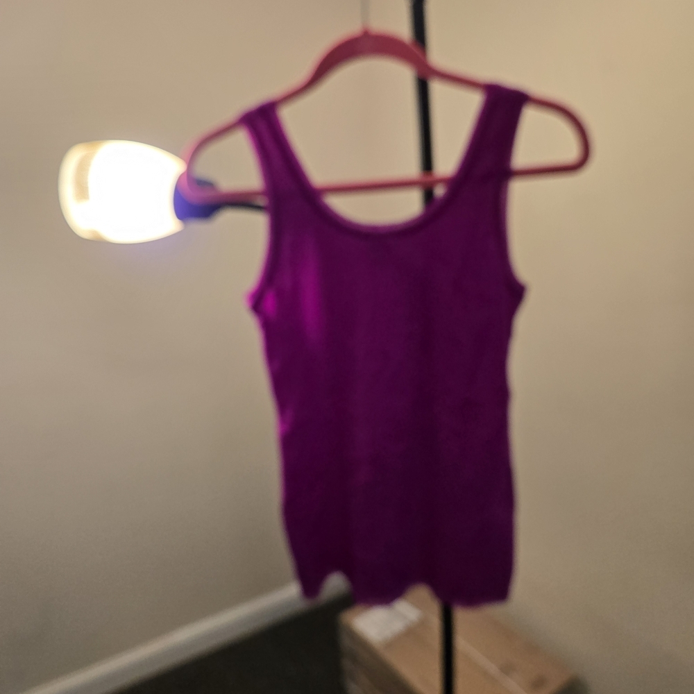 Jean Paul Gaultier Vibrant Pink Mesh Tank Top